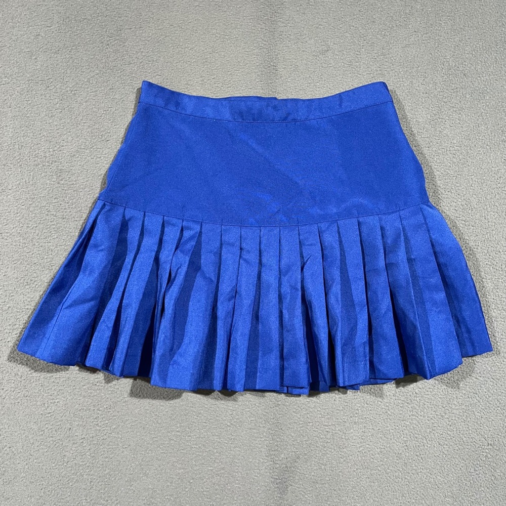 Cheerfantastic Pleated Cheer Skirt‎ Womens Size 10 Royal Blue Athletic Sport